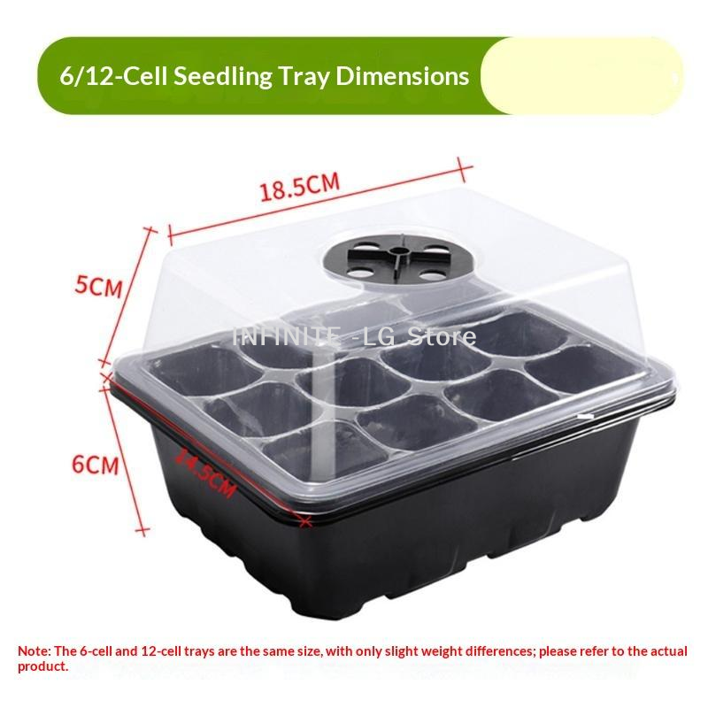 6/12-Cell Home Seed Starter Tr - Humidity Dome Kit recension och pris